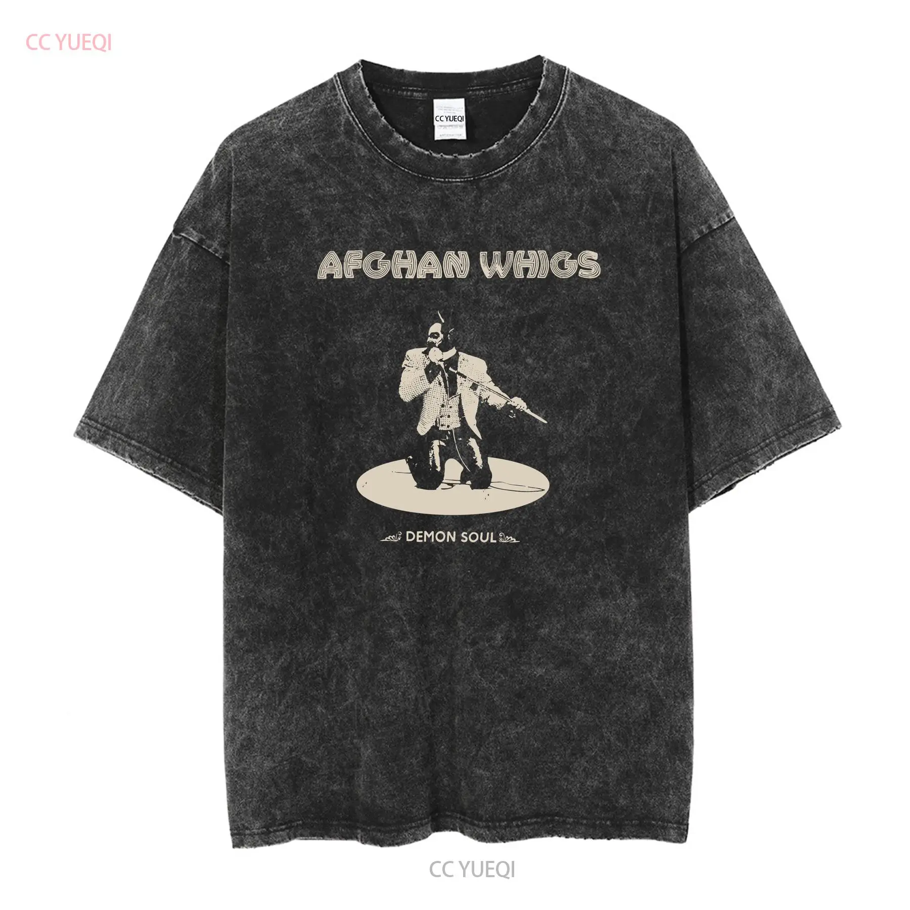 Kaos Crewneck Hitam Band Rock  - Vintage Fashion T Shirts ulasan dan harga