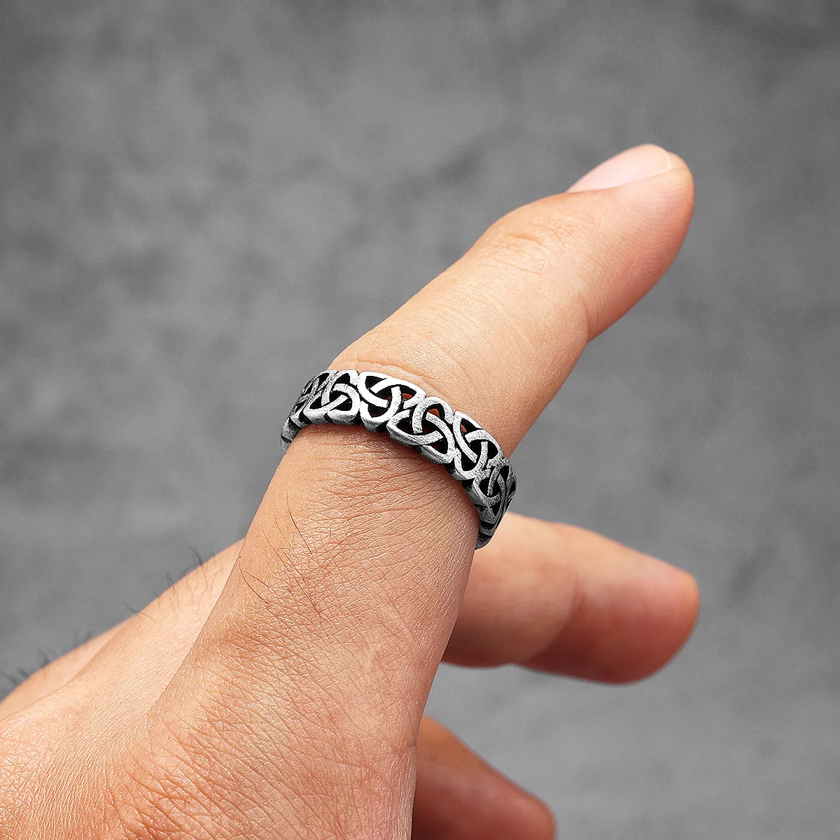 Berongga simpul Celtic cincin  - Vintage Fashion Newtown ulasan dan harga