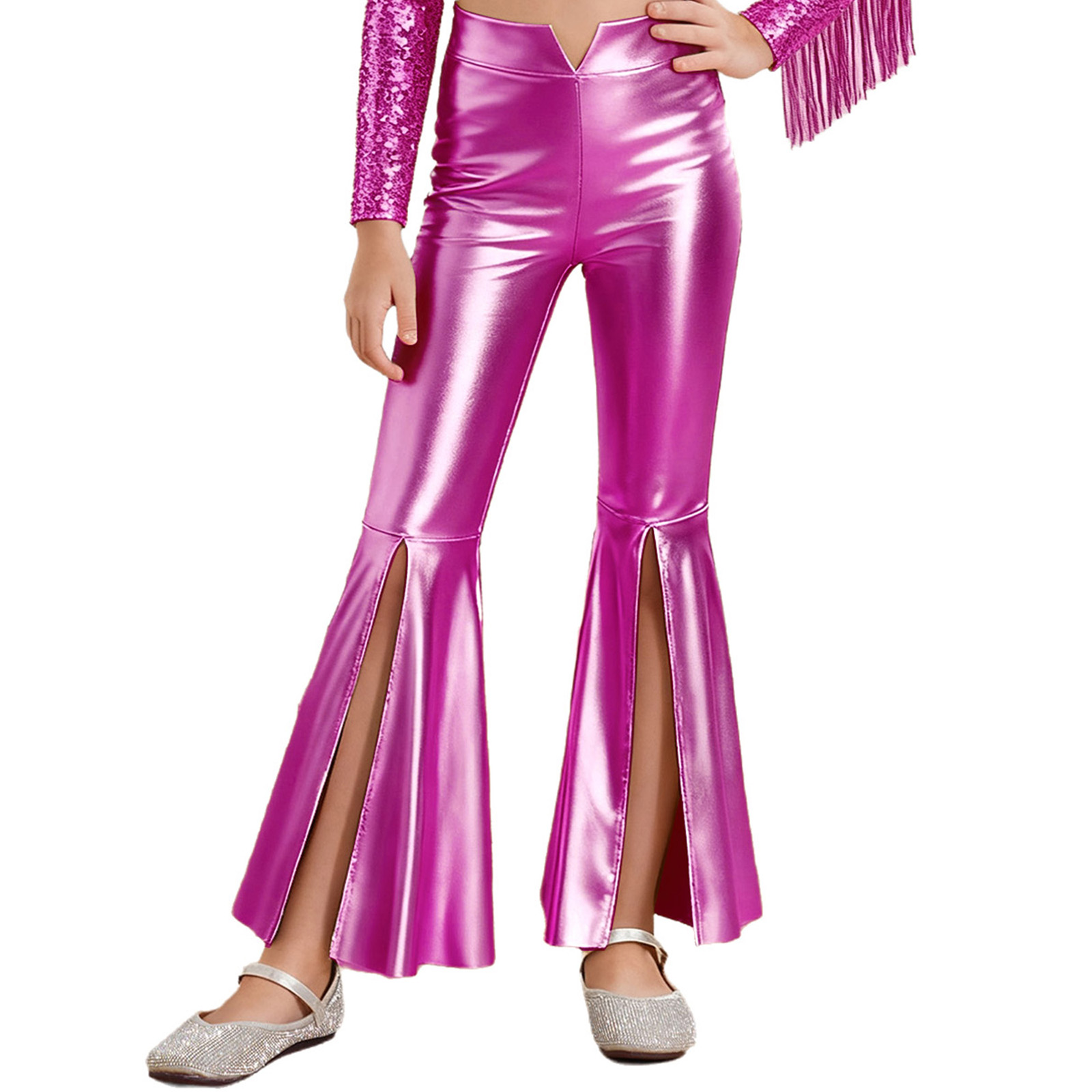 Legging Metalik Mengkilap untu - Wide Leg Trouser 70S ulasan dan harga