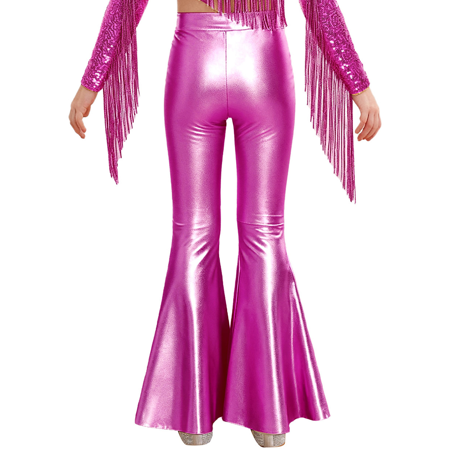 Legging Metalik Mengkilap untu - Wide Leg Trouser 70S ulasan dan harga