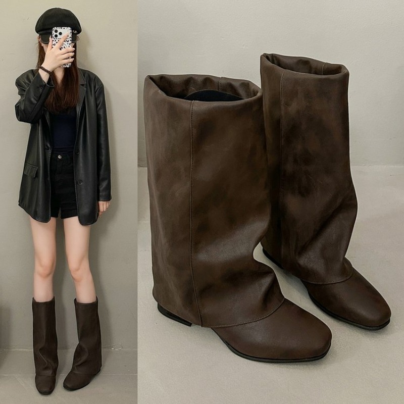 Sepatu Bot Fashion Vintage Mod - Vintage Fashion Heels ulasan dan harga