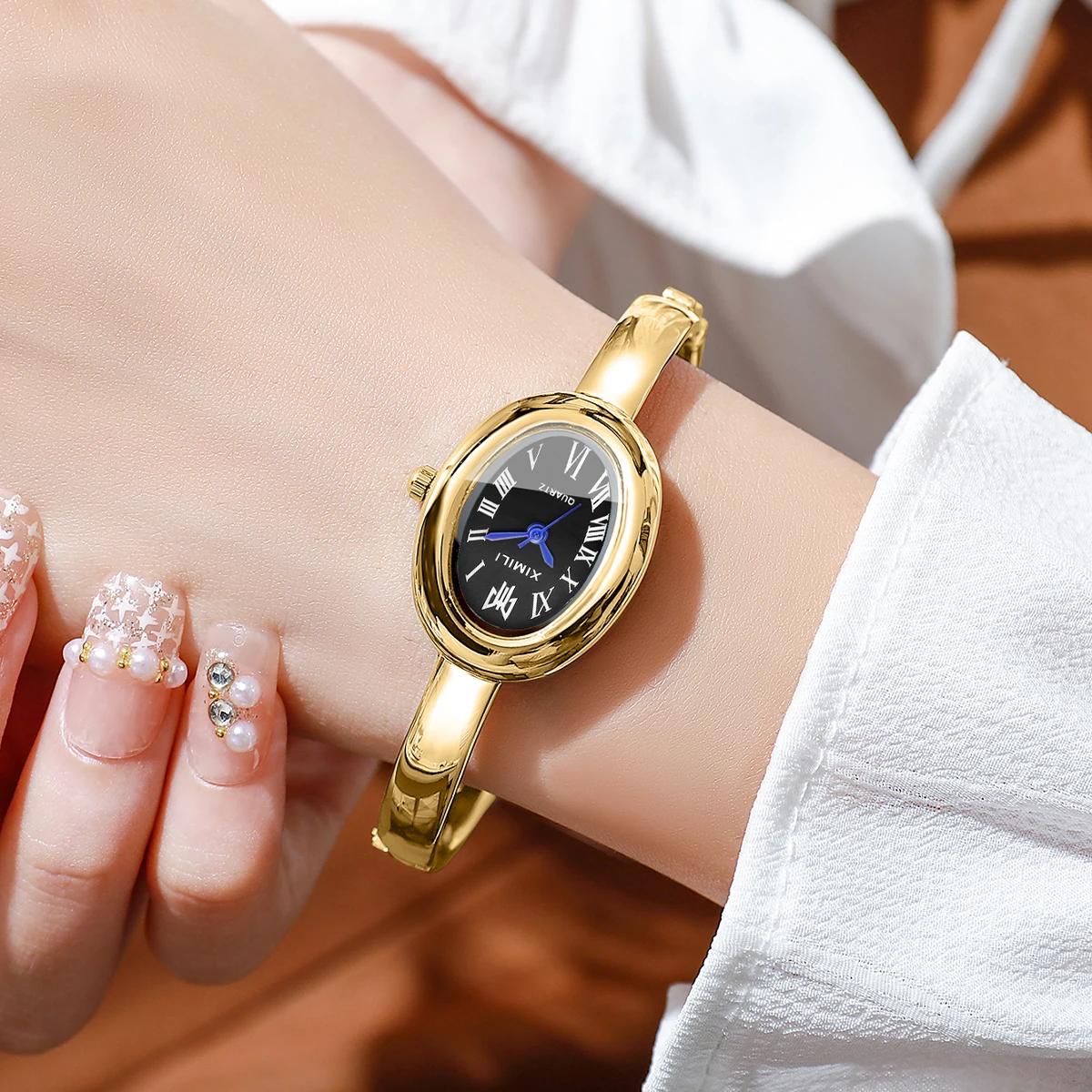 2026XIMILI Jam Tangan Oval Vin - Vintage Fashion Watches ulasan dan harga