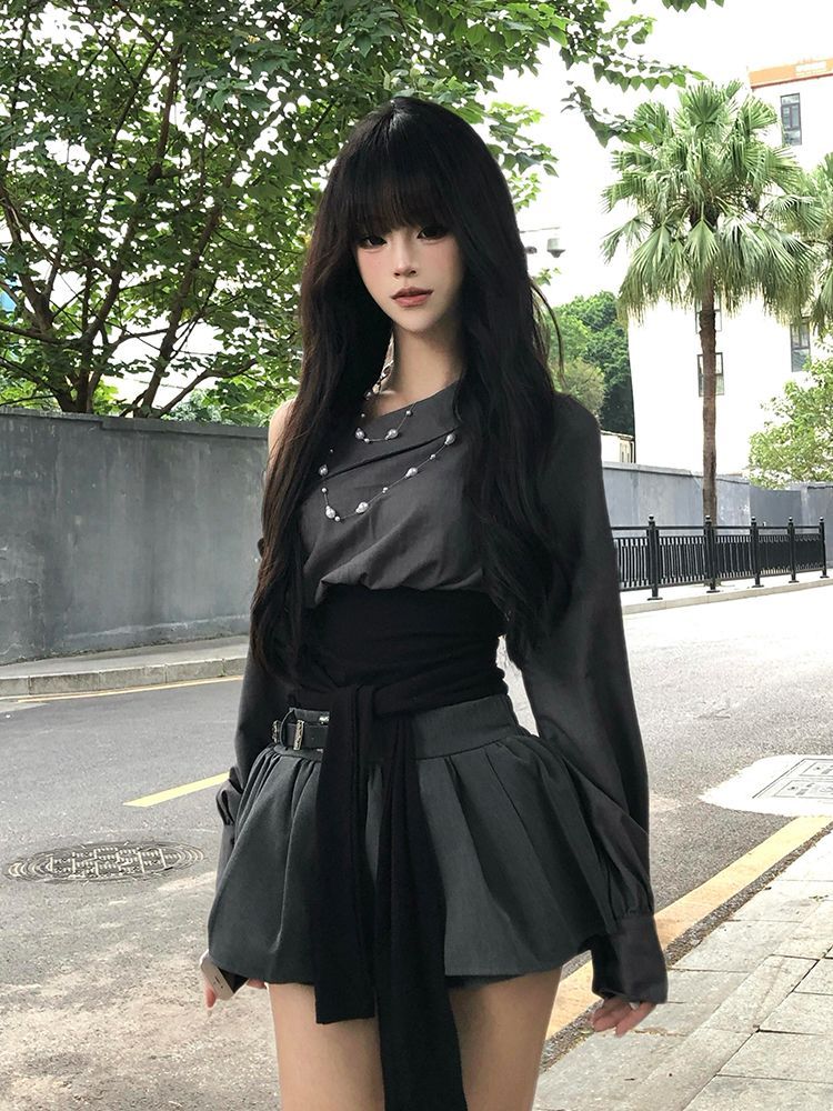 Set atasan dan rok pendek berg - Vintage Fashion T Shirts ulasan dan harga