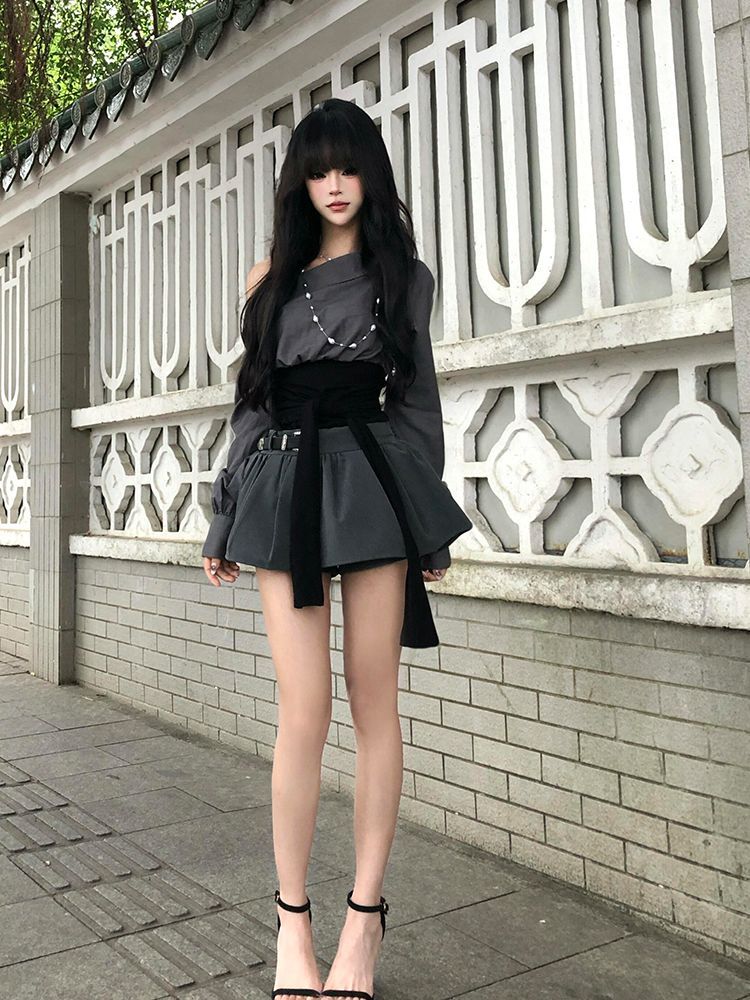 Set atasan dan rok pendek berg - Vintage Fashion T Shirts ulasan dan harga