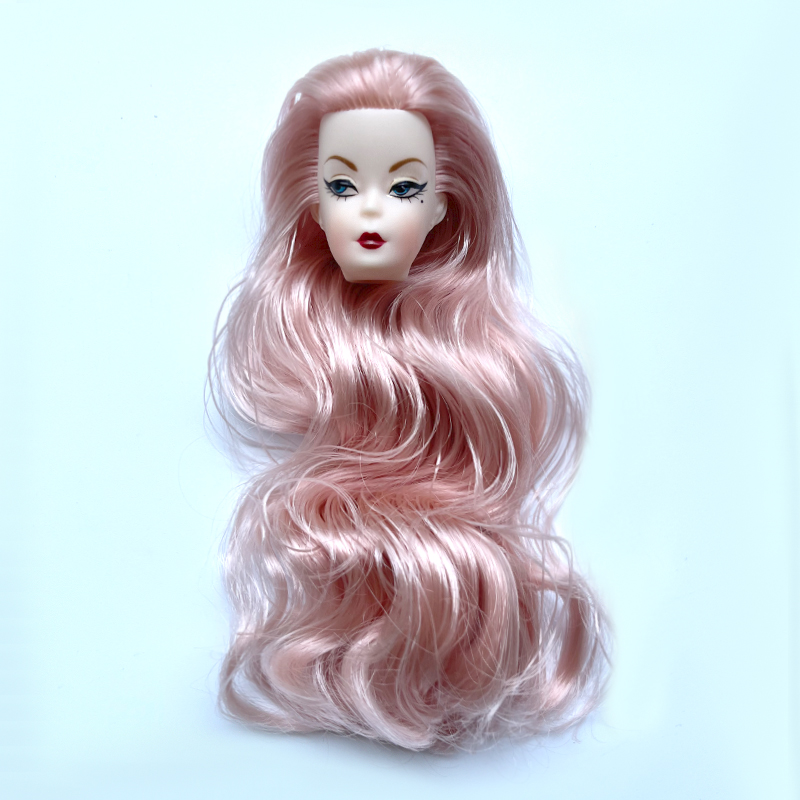 Kepala Boneka Rambut Keriting  - Fashion Y Vintage ulasan dan harga