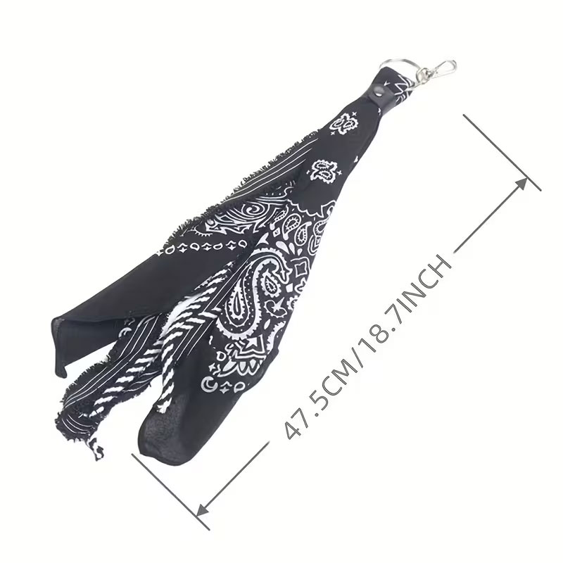 1 Buah Bandana Syal Persegi Pa - Vintage Fashion Nz ulasan dan harga