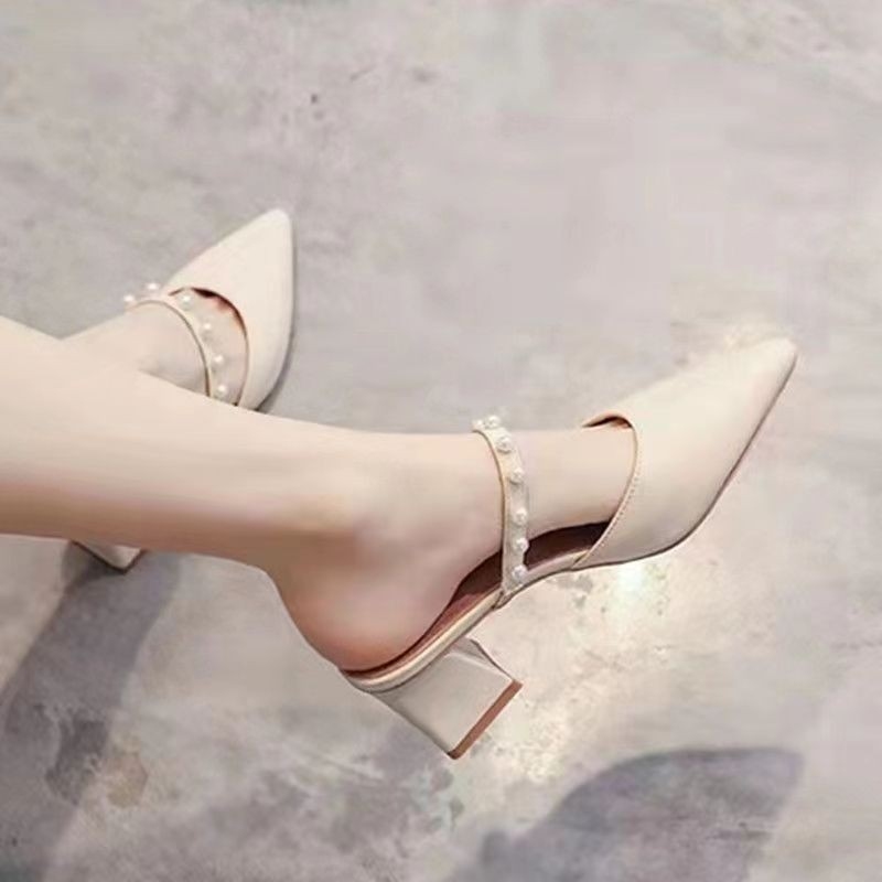 Sandal Wanita Vintage Ujung Ru - Vintage Fashion Heels ulasan dan harga