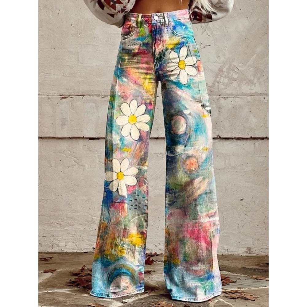 Celana Kaki Lebar Pinggang Tin - Wide Leg Trouser 70S ulasan dan harga