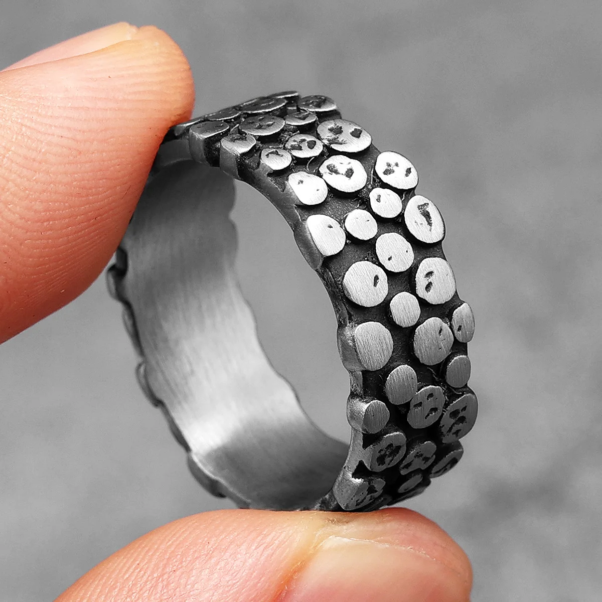 Minimalis Spot pria cincin baj - Vintage Fashion Newtown ulasan dan harga