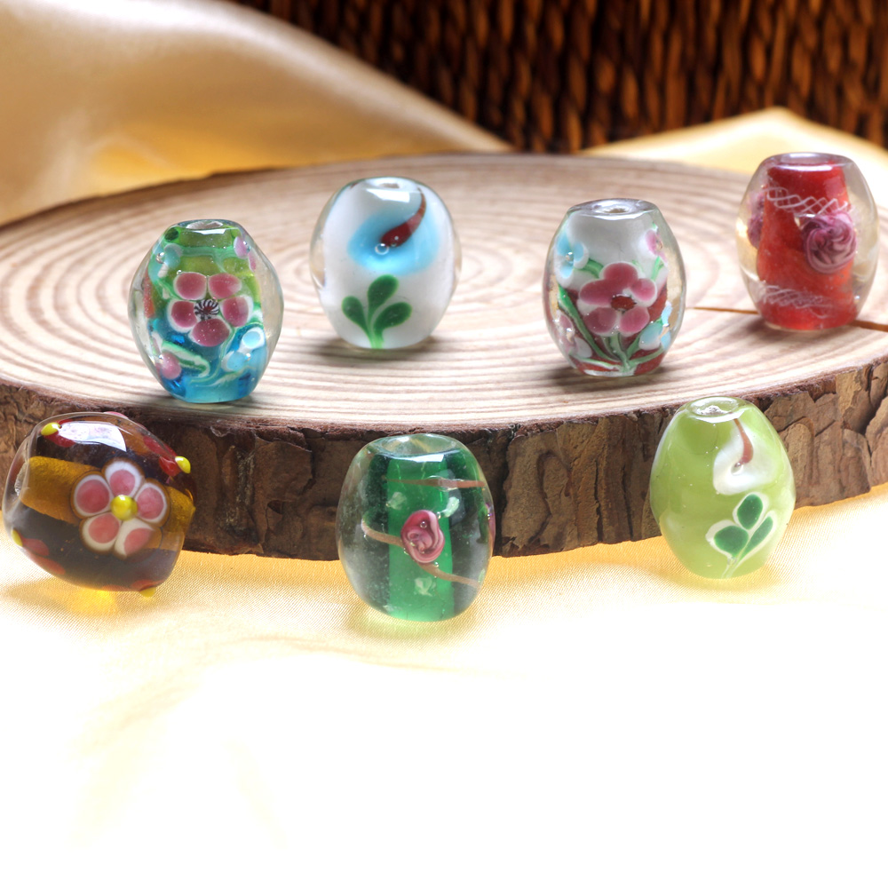 1 Buah Manik-Manik Kaca Lampwo - Vintage Fashion Jewelry Necklaces ulasan dan harga