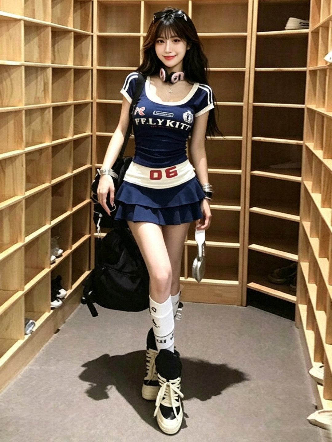 Set atasan dan rok pendek wani - Vintage Fashion T Shirts ulasan dan harga