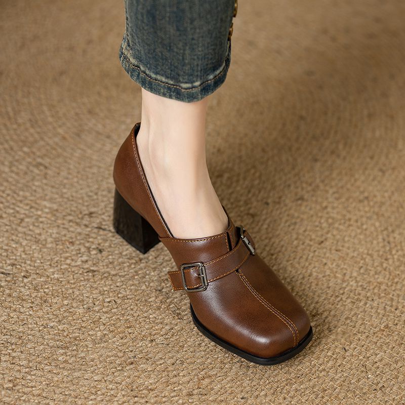 Girseaby Vintage Wanita Pompa  - Vintage Fashion Heels ulasan dan harga
